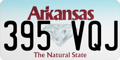 AR license plate 395VQJ