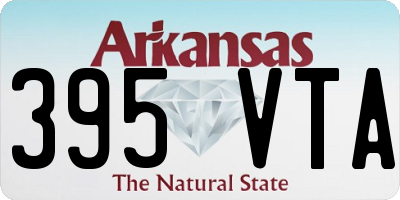 AR license plate 395VTA