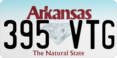 AR license plate 395VTG