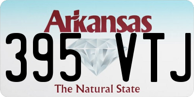 AR license plate 395VTJ