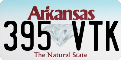 AR license plate 395VTK