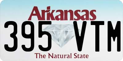 AR license plate 395VTM