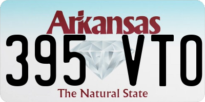 AR license plate 395VTO
