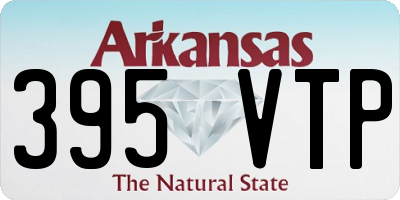 AR license plate 395VTP