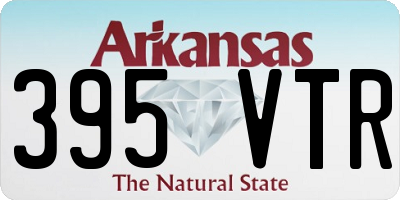 AR license plate 395VTR