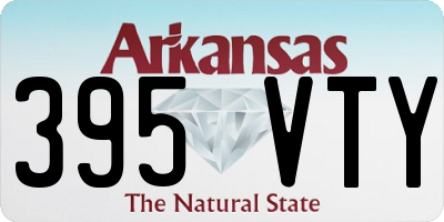 AR license plate 395VTY