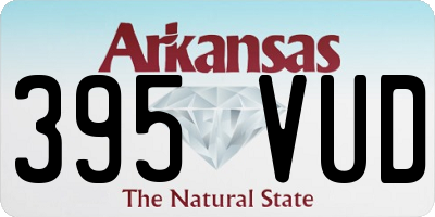 AR license plate 395VUD