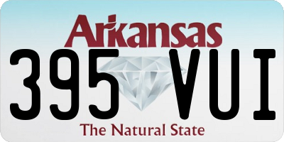 AR license plate 395VUI