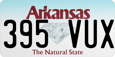 AR license plate 395VUX
