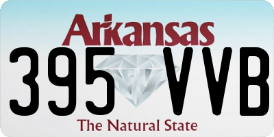 AR license plate 395VVB