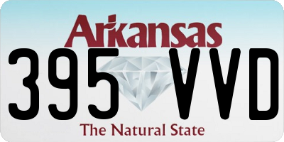 AR license plate 395VVD
