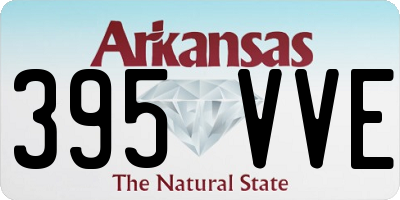 AR license plate 395VVE