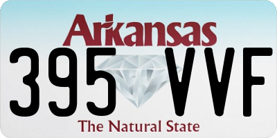 AR license plate 395VVF