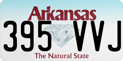 AR license plate 395VVJ
