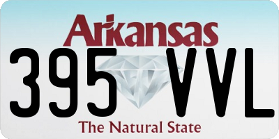 AR license plate 395VVL