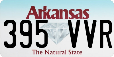 AR license plate 395VVR