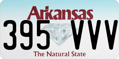 AR license plate 395VVV
