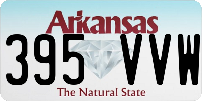 AR license plate 395VVW