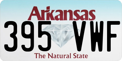AR license plate 395VWF