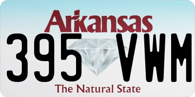 AR license plate 395VWM
