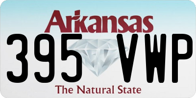 AR license plate 395VWP