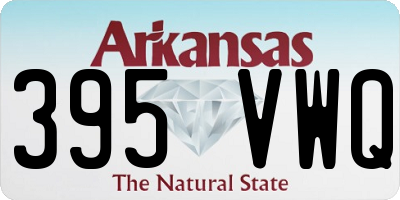 AR license plate 395VWQ