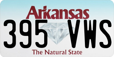 AR license plate 395VWS