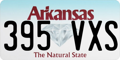 AR license plate 395VXS