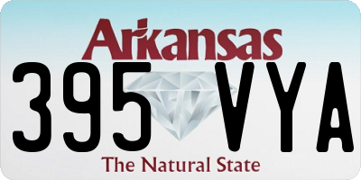 AR license plate 395VYA