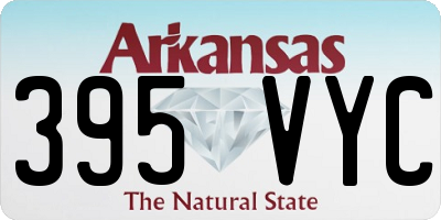 AR license plate 395VYC