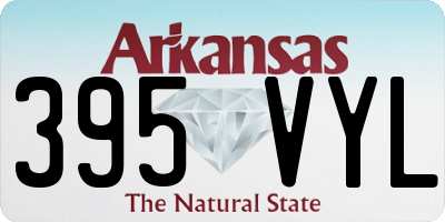 AR license plate 395VYL