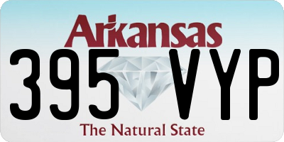 AR license plate 395VYP