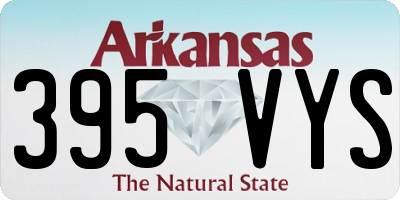 AR license plate 395VYS