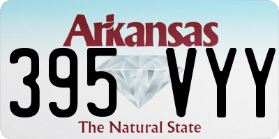 AR license plate 395VYY