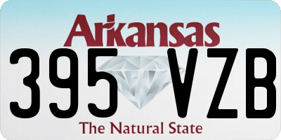 AR license plate 395VZB