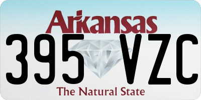 AR license plate 395VZC