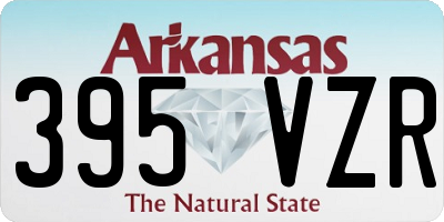 AR license plate 395VZR