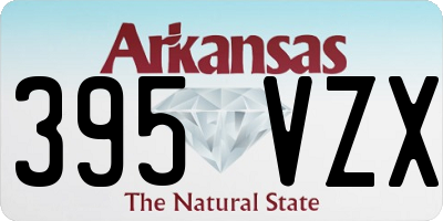 AR license plate 395VZX