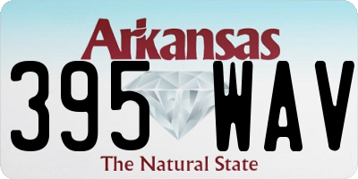 AR license plate 395WAV