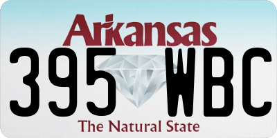 AR license plate 395WBC
