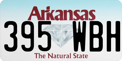 AR license plate 395WBH