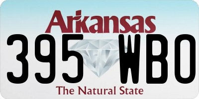 AR license plate 395WBO