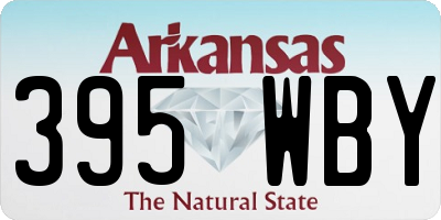 AR license plate 395WBY