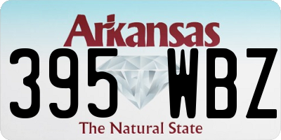 AR license plate 395WBZ