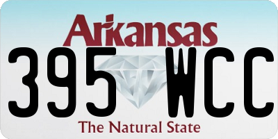 AR license plate 395WCC
