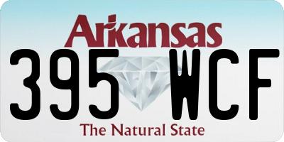 AR license plate 395WCF