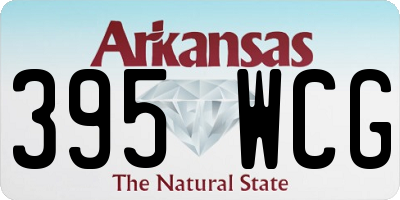 AR license plate 395WCG
