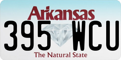 AR license plate 395WCU