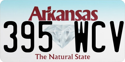 AR license plate 395WCV