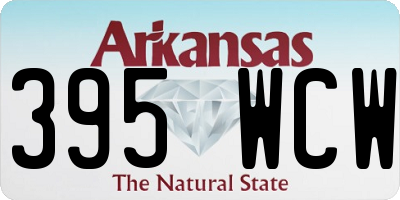 AR license plate 395WCW